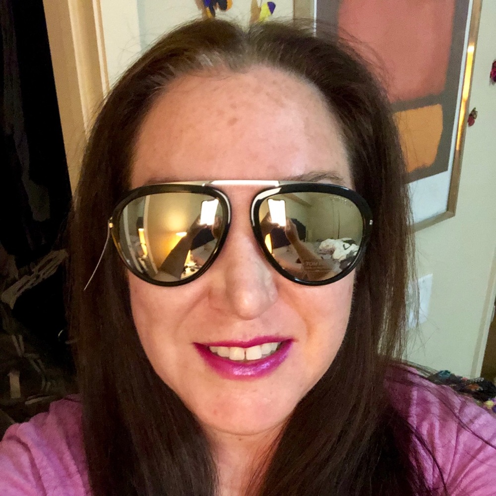 NIB TOM FORD Stacy 57mm Aviator Sunglasses